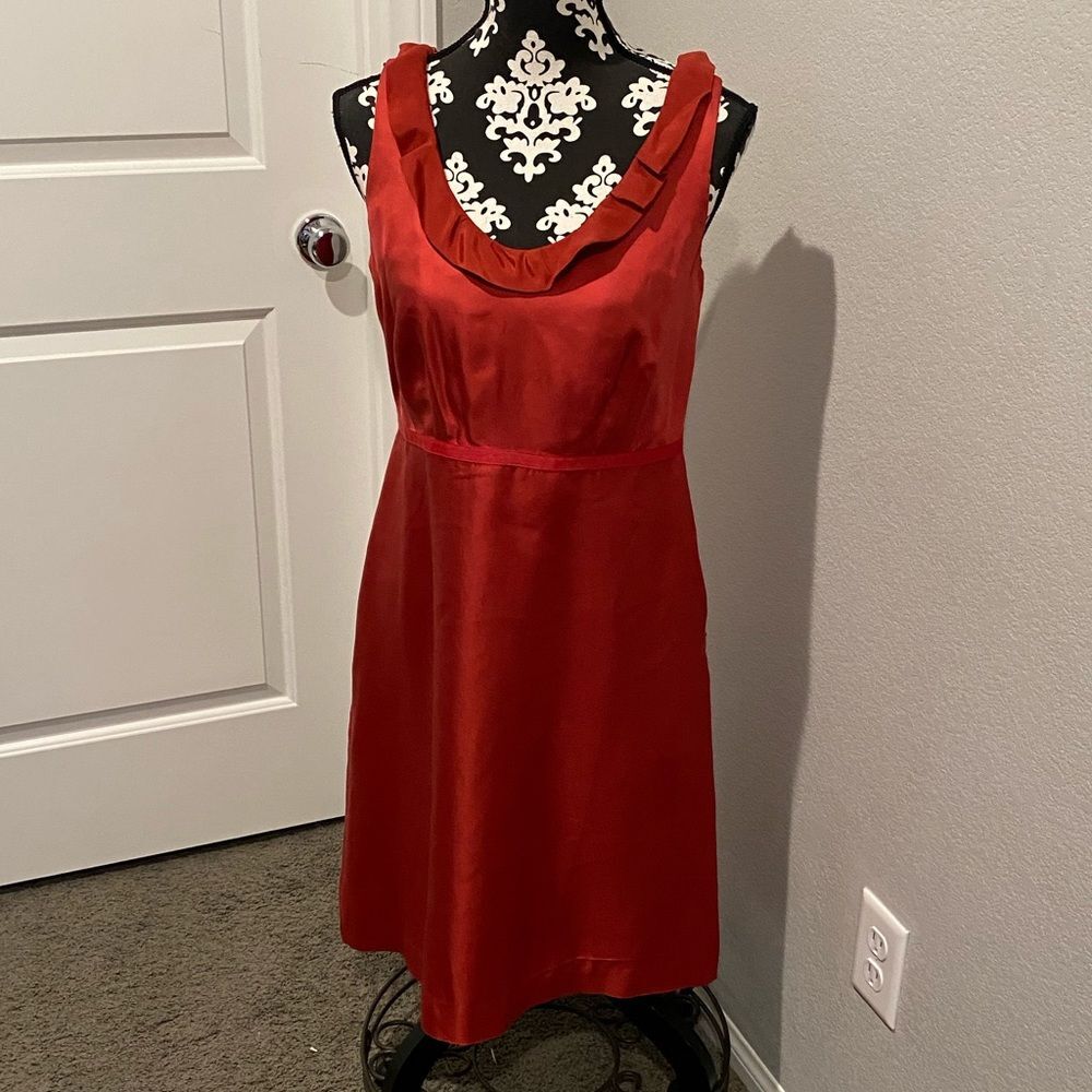 Anthro moulinette soeurs satin dress NWOT